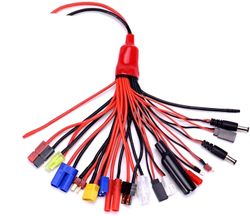 1 til 19 multifunksjon ladekabel T-plugg hann