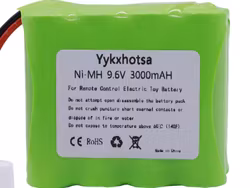 9,6 volt 3000 mAh NiMh batteripakke