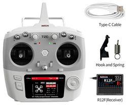Radiolink T12D med R12F Gyro Receiver 2.4Ghz radio system