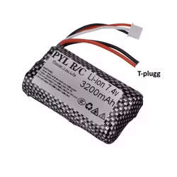 2S 7,4 volt 3200 mAh LiIon T-plugg