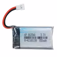1S 3.7V 850mAh Lipo Batteri
