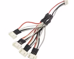 3 x 3S 11,1 volt LiPo ladekabel