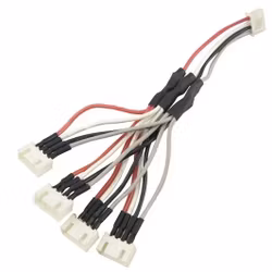 3 x 3S 11,1 volt LiPo ladekabel