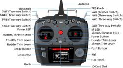 Radiolink T16D med R16F Gyro Receiver 2.4Ghz radio system