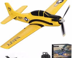Volantex RC T-28 Trojan 2.4G 4CH 6-Akse Gyro gul RTF
