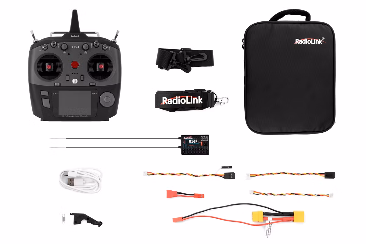 Radiolink T16D med R16F Gyro Receiver 2.4Ghz radio system