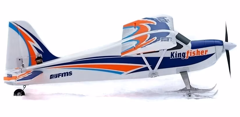 FMS Kingfisher 1400MM wheels floats skis Gyro RTF