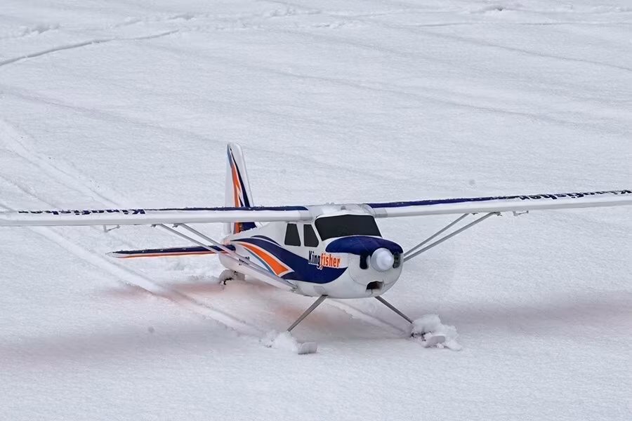 FMS Kingfisher 1400MM wheels floats skis Gyro PNP