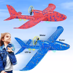 Condor V3 kastefly glider med motor og lysdioder - lang flytid!