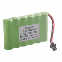 7,2 volt 6800 mAh NiMh batteripakke