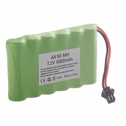 7,2 volt 6800 mAh NiMh batteripakke