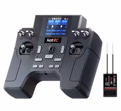 HT-8A 1,7" screen 2.4G 8CH FHSS TX med 8 kanals mottaker