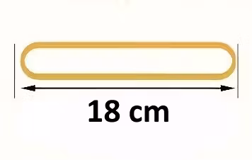 Vingestrikk 180 mm 10 stk