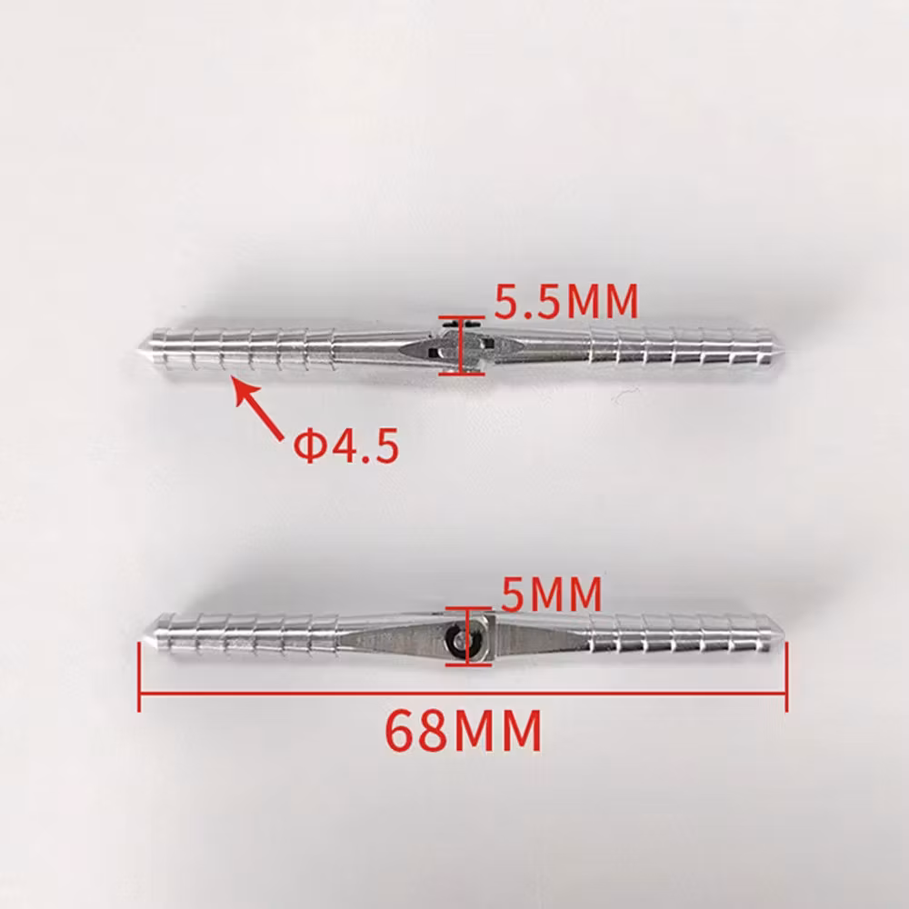 Aluminuim pinnehengsler 4,5 mm
