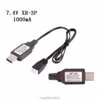 2S 7,4 volt LiPo USB lader 1000 mA
