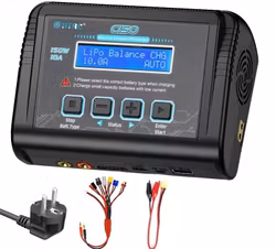 HTRC 150 Watt 10A AC/DC 1-6 Cells LiPo, LiIon, LiFe, NiMh, NiCad, Pb multilader