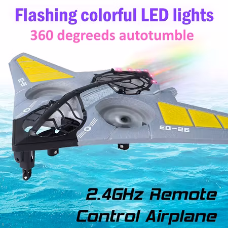 Stunt stealth fighter drone LED 2,4 Ghz RTF