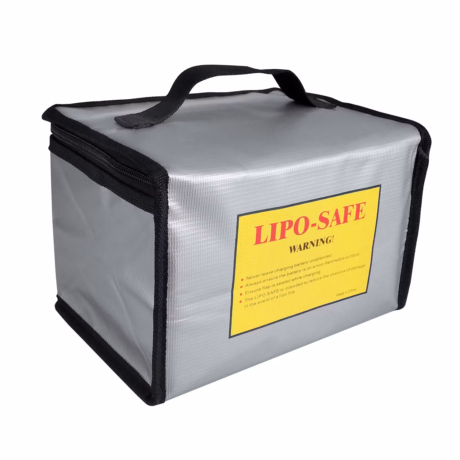 Brannsikker lade/transportbag stor type for LIPo batterier
