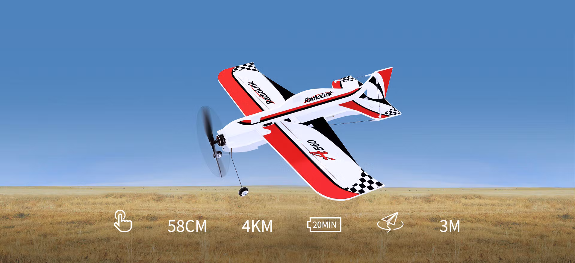Radiolink A560 V2 EPP 2,4 Ghz 3D Gyro RTF