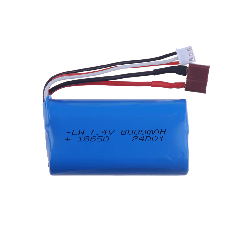 2S 7,4 volt 8000 mAh T-plugg LiIon batteri