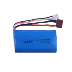 2S 7,4 volt 8000 mAh T-plugg LiIon batteri