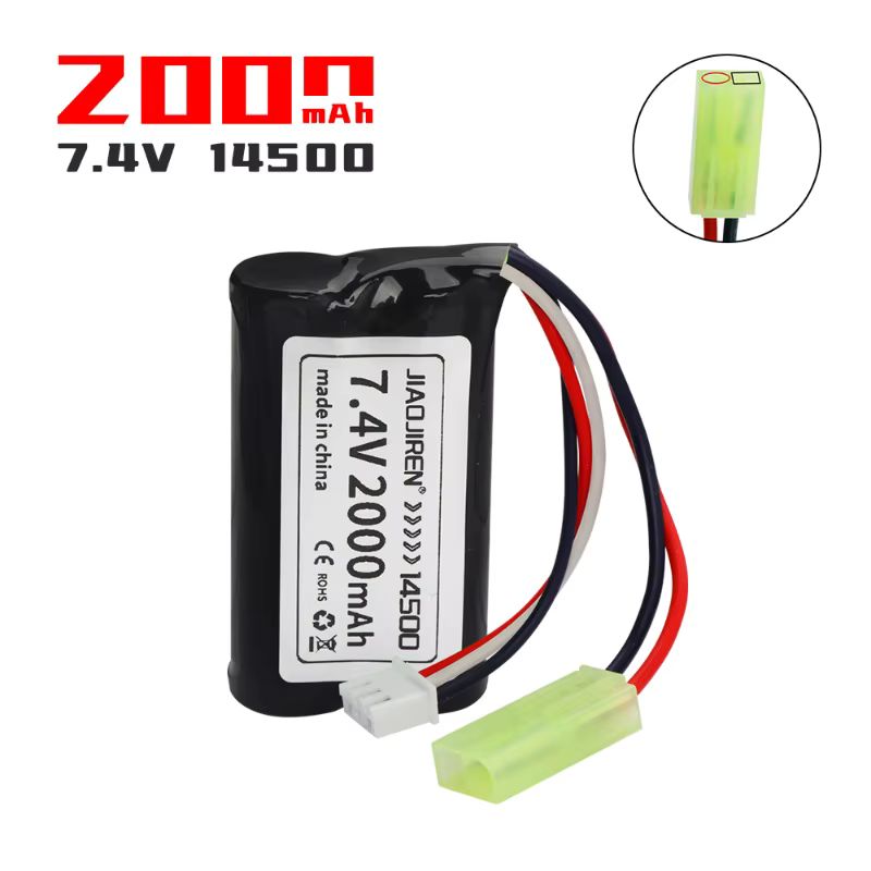 2S 7,4 volt 2000 mAh Mini-Tamiya LiIon batteri