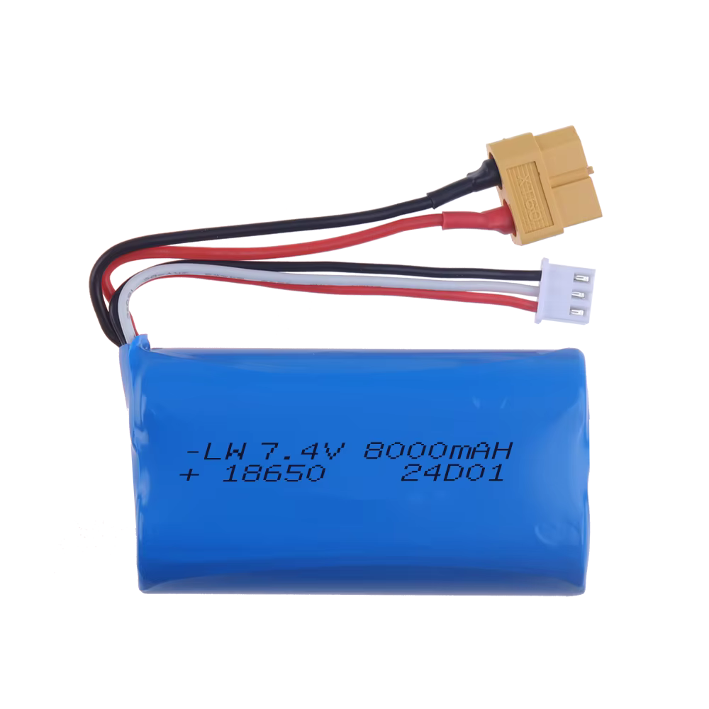 2S 7,4 volt 8000 mAh XT60 LiIon batteri
