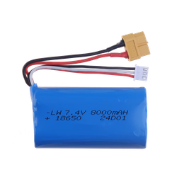 2S 7,4 volt 8000 mAh XT60 LiIon batteri