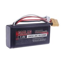 2S 7,4 volt 6800 mAh XT60 HC LiIon batteri