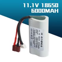 11,1 volt 3S 20C 6000 mAh LiPo T-plugg