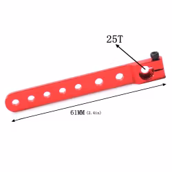 Servoarm aluminium 61 mm