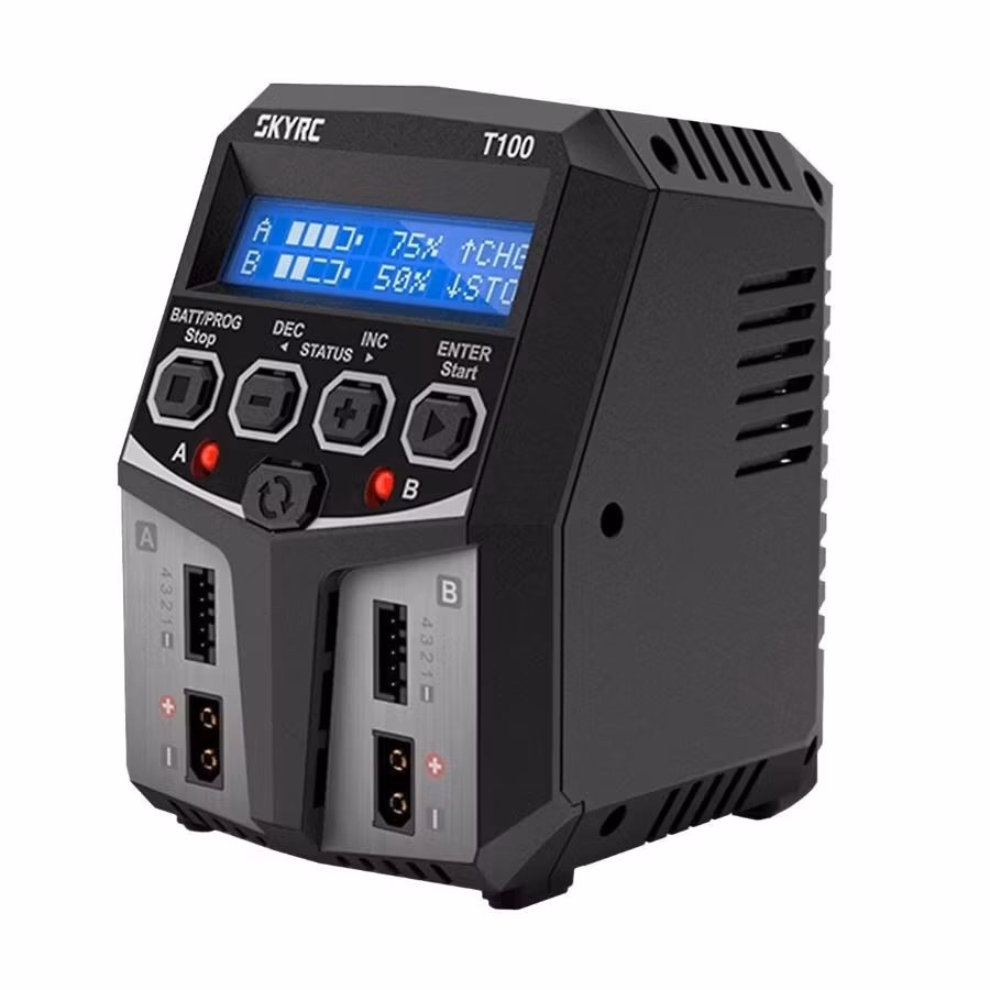 SkyRC T100 AC Dual Computerlader 2x50W