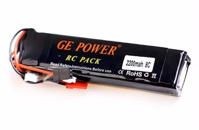 11,1 volt 3S 8C 2200 mAh LiPo senderbatteri