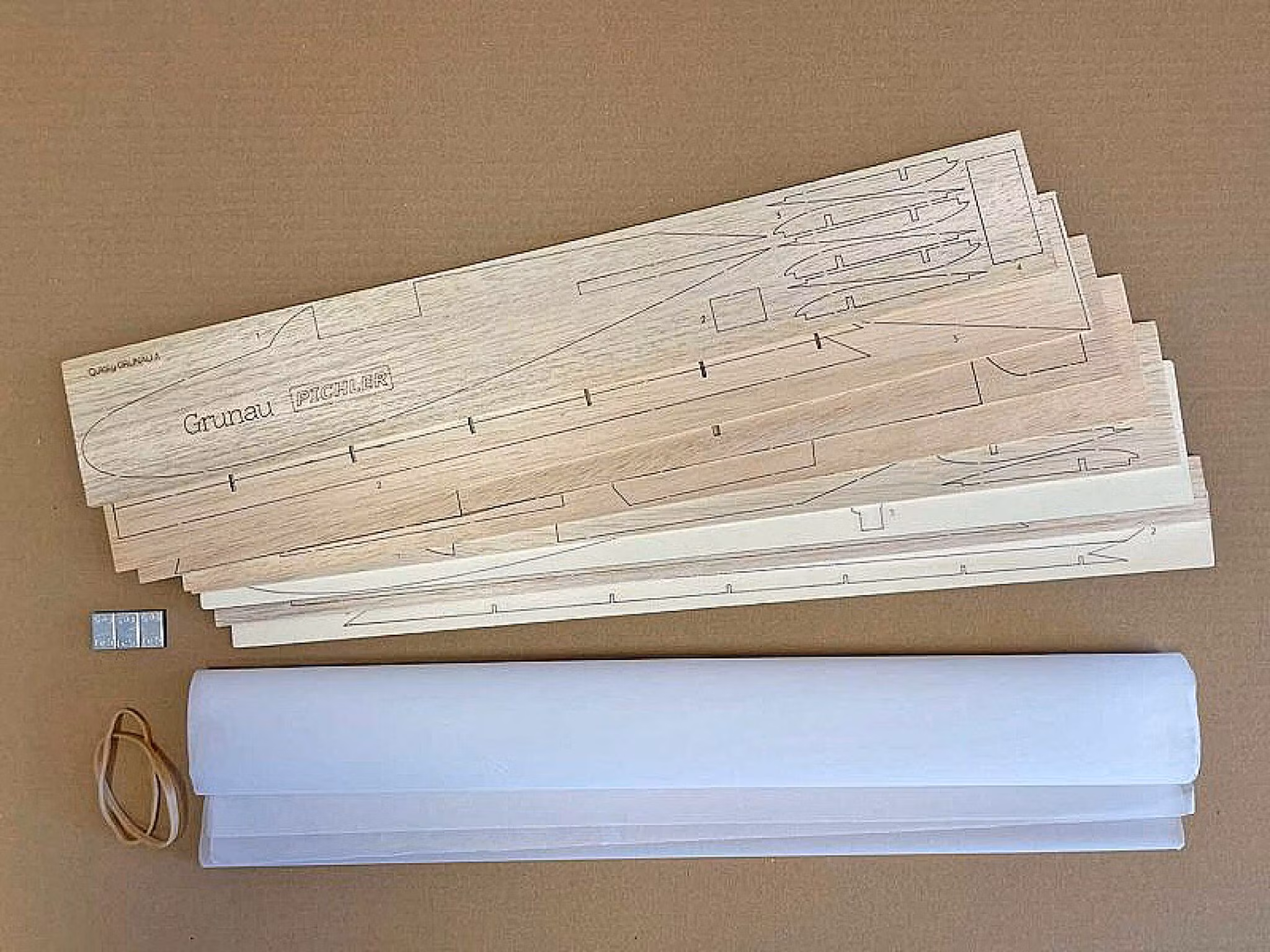 Balsa Quicky Kit Grunau Baby 1000 mm komplett byggesett