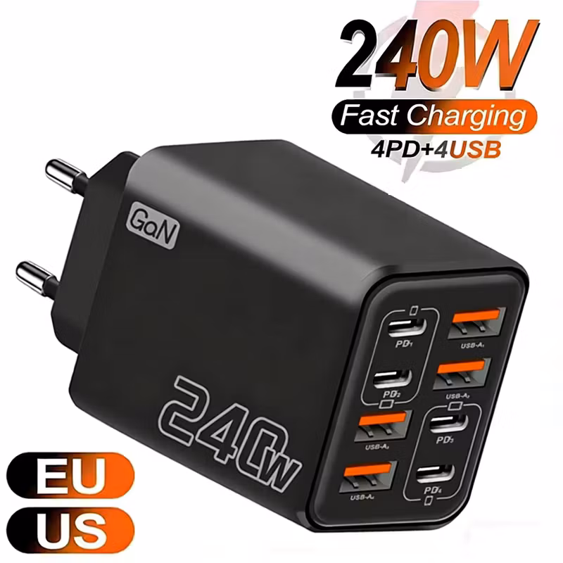 USB PD 240 watt nettadapter