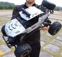 1:12 2.4GHz 37 cm RC Rock Crawler 4WD sølv Off Road