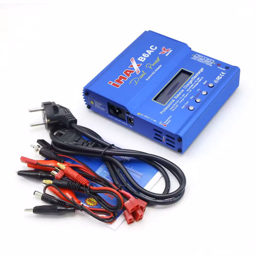 IMAX B6 80 watt AC/DC Charger 1-6 Cells LiPo, LiIon, LiFe, NiMh, NiCad, Pb
