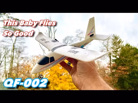 QF-002 Radiostyrt 2,4 Ghz 2 kanals modellfly RTF