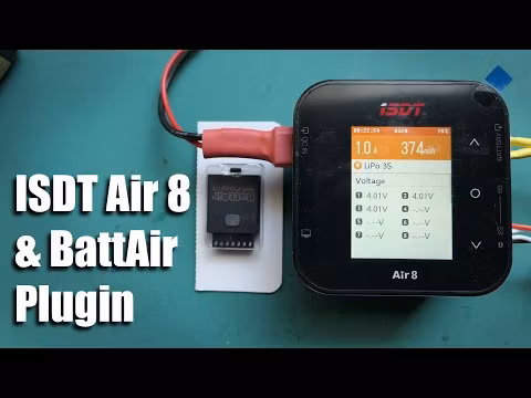 New ISDT Air8 Lipo Balance Charger Discharger 20A 500W DC 1-8S