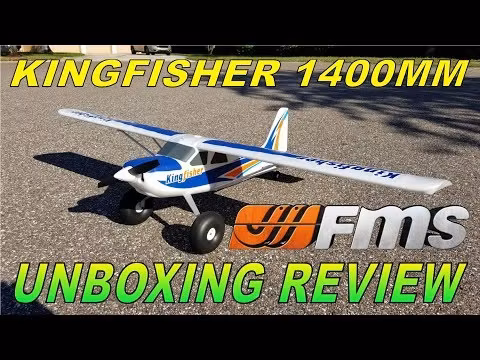 FMS Kingfisher 1400MM wheels floats skis Gyro RTF
