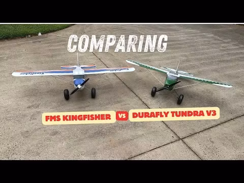 FMS Kingfisher V2 1400MM wheels floats skis Gyro RTF