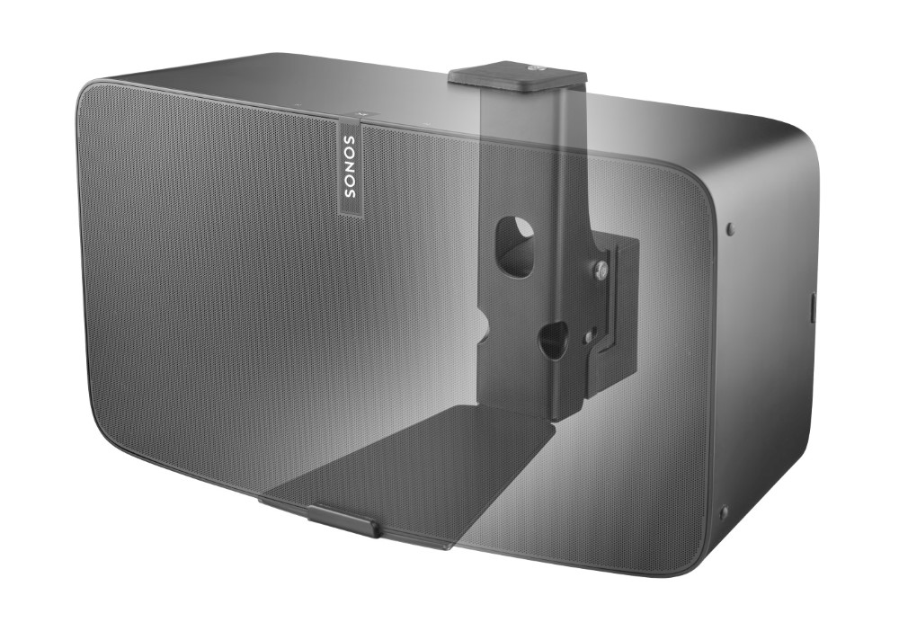 Cavus Väggfäste för Sonos Play:5 MKII Svart Horisontell