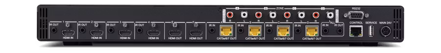 CYP/// HDMI till HDBaseT Matris med 4 mott, HDCP 2.2, 4K