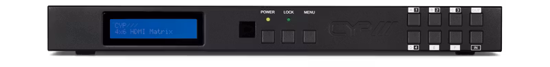 CYP/// 4x4 HDBaseT Lite Matris med PoE + 2 separata HDMI ut
