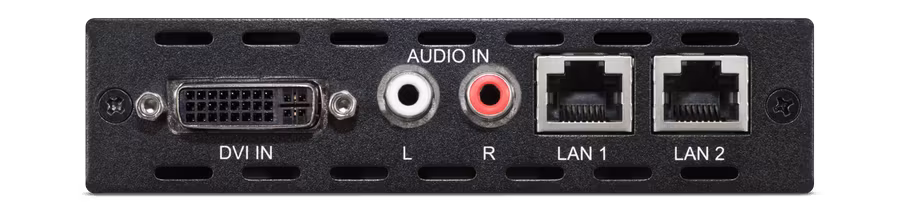 CYP/// DVI sändare över HDBaseT, 100m, PoC, LAN, Analogt Ljud