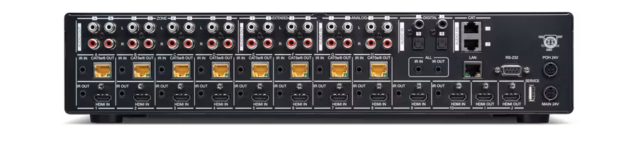CYP/// HDMI - HDBaseT matris 10x8+2 med separat audio matris