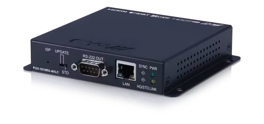 CYP/// HDBaseT mottagare, 4K, HDR, 5Play, AVLC