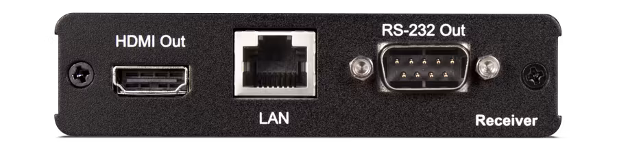 CYP/// HDMI mottagare över singel kabel med 4K, Bi-di PoE, RS232, IR