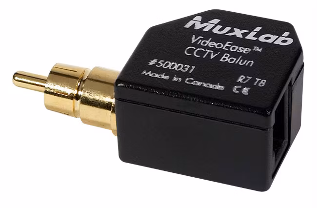 Muxlab CCTV Balun med RCA kontakt