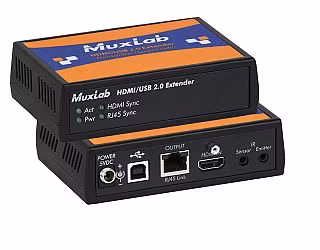 Muxlab HDMI & USB 2.0 extender kit, HDBT, 4K60